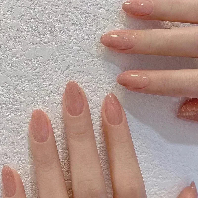 Almond press-on nagels