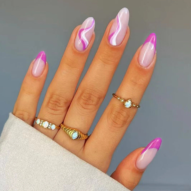 Almond press-on nagels