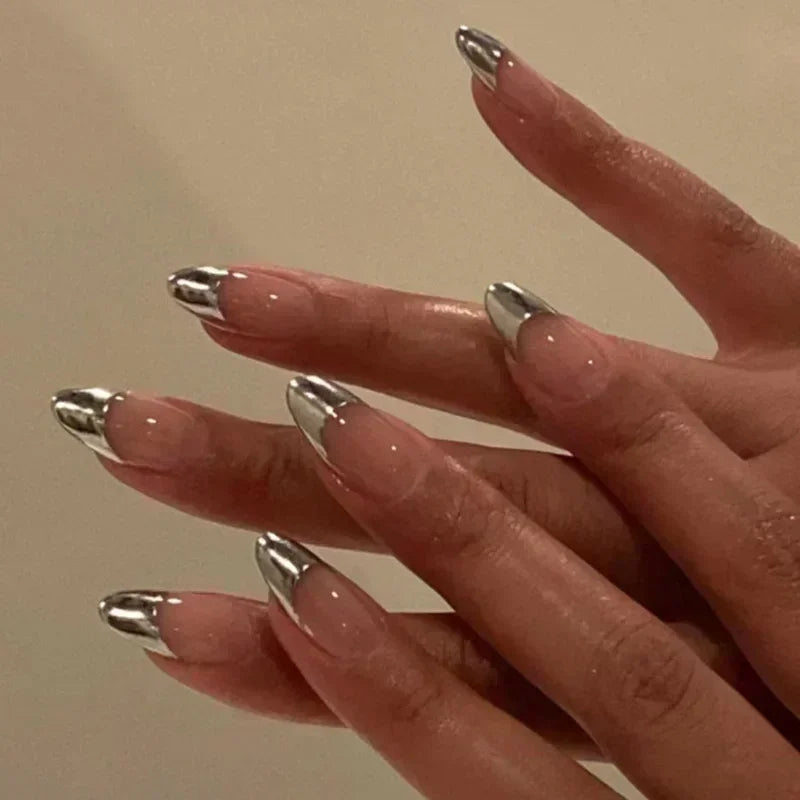 Almond press-on nagels