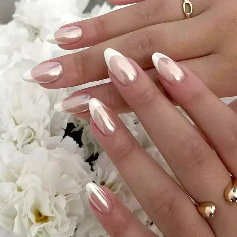 Almond press-on nagels