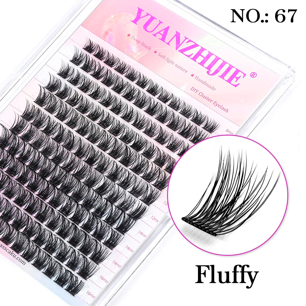 Glamière Pro Cluster Lashes – Salon Volume in Minuten