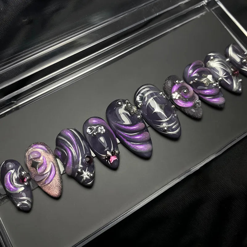 Almond press-on nagels
