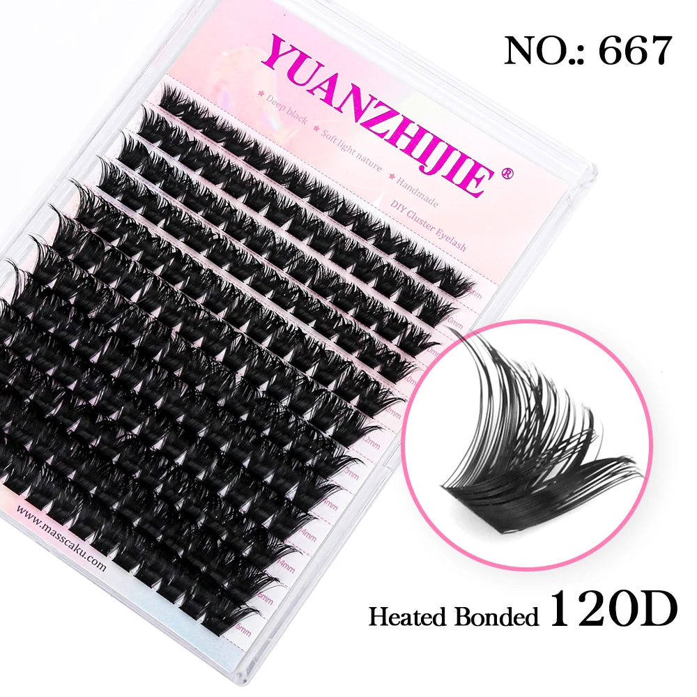 Glamière Pro Cluster Lashes – Salon Volume in Minuten