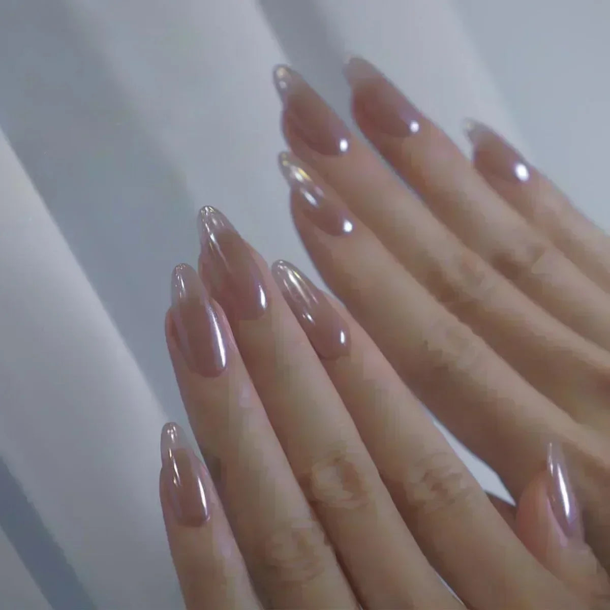 Almond press-on nagels