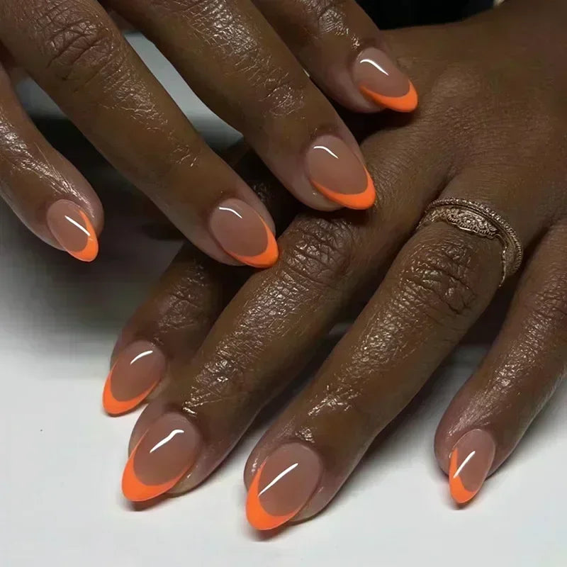 Almond press-on nagels