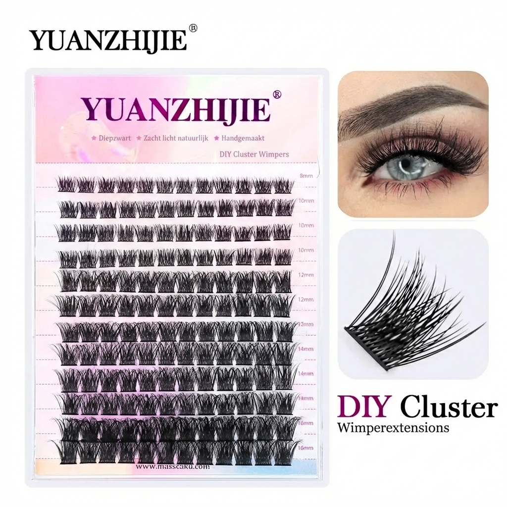 Glamière Pro Cluster Lashes – Salon Volume in Minuten